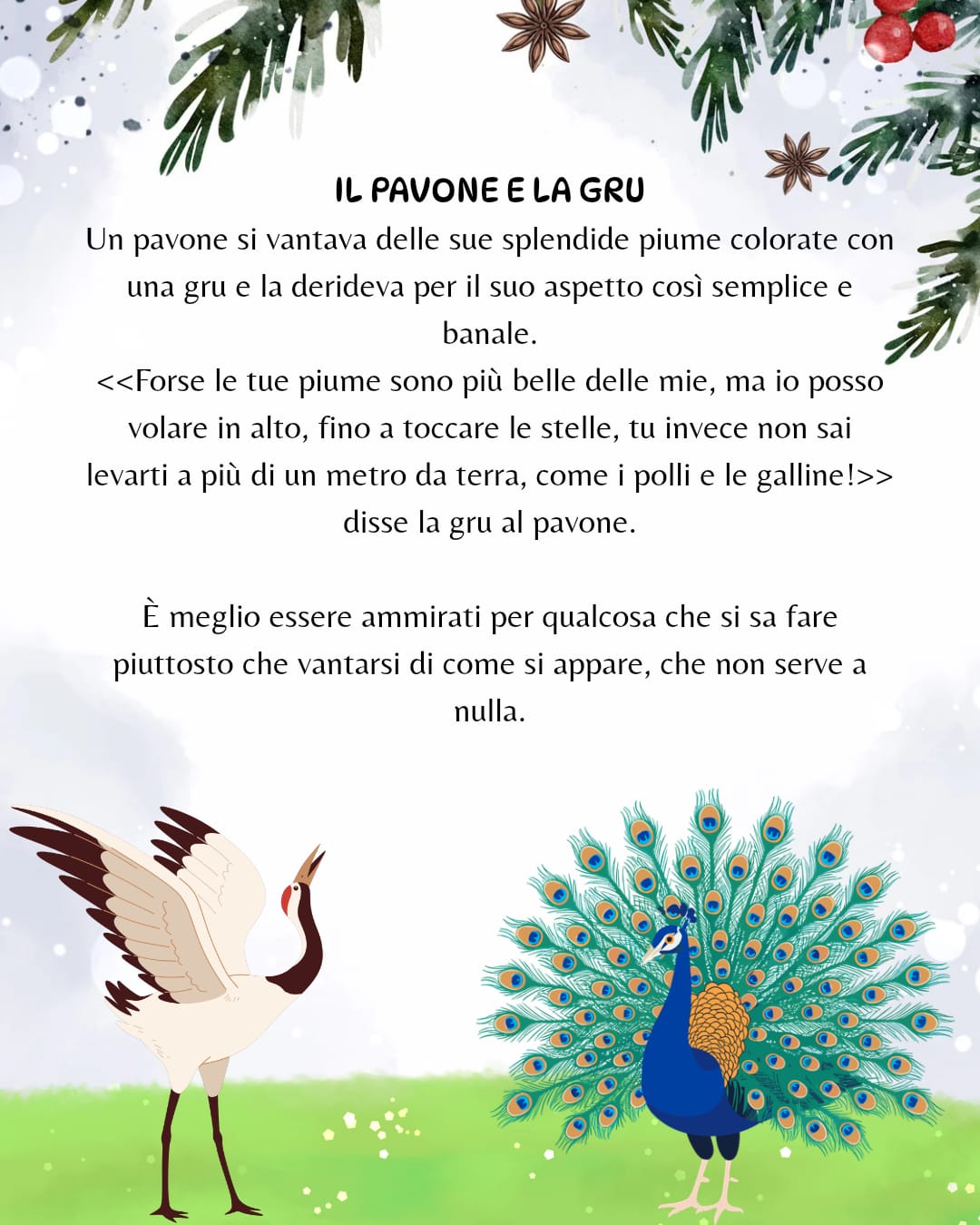 CALENDARIO DELL' AVVENTO - "Favole di Esopo"